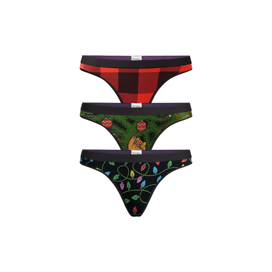 UltraModal™ Core Thong 3-Pack | Meowy Christmas Pack