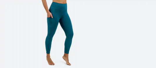 MoveMe Side Pocket Legging | Deep Sea Teal