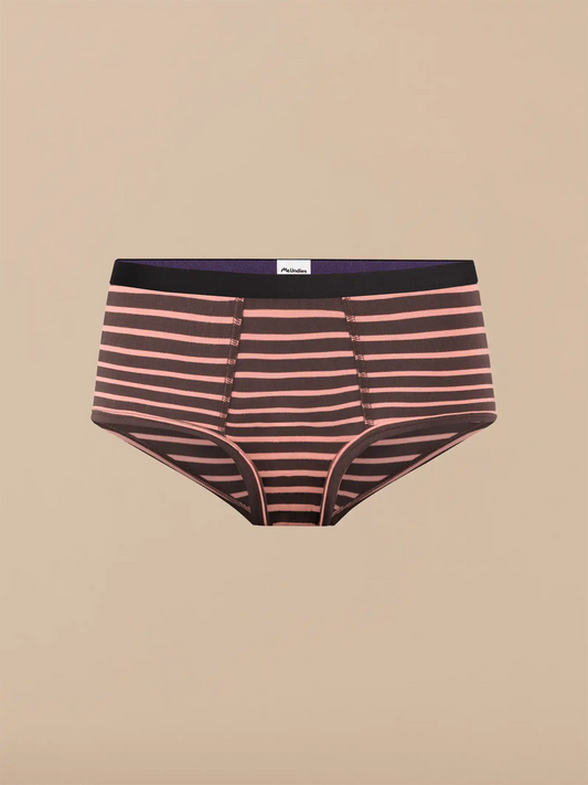 UltraModal™ Core Cheeky Brief | Mauve Stripe
