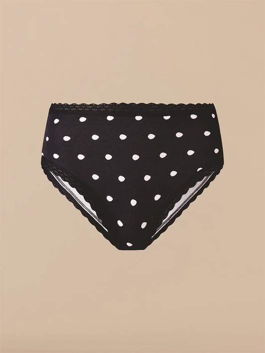 UltraModal™ Lace High-Waisted Cheeky Bikini | Polka Dots