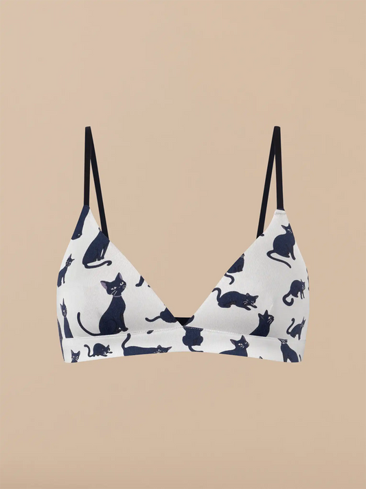 UltraModal™ FeelFree Triangle Bralette | Midnight Meow