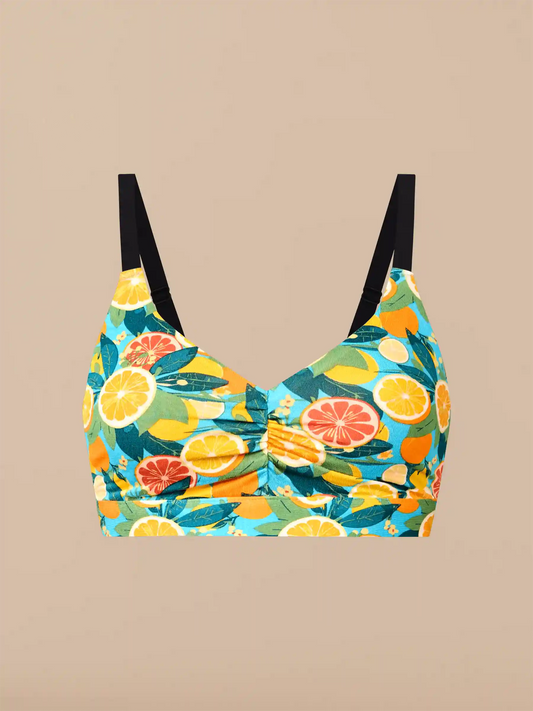 Curvy UltraModal™ FeelFree Ruched Bralette | Sicilian Oranges