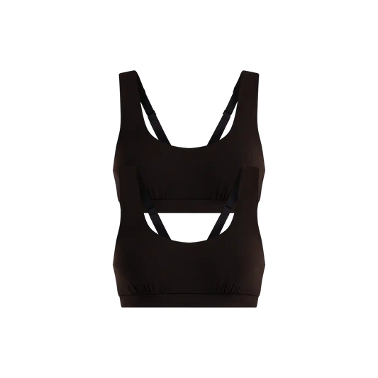 UltraModal™ FeelFree Square Neck Bralette 2-Pack | Black Pack
