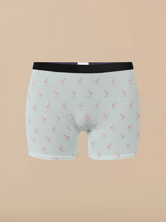 UltraModal™ Core Boyshort | Blue Flamingos
