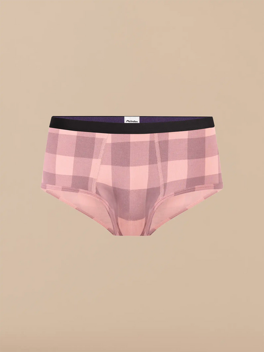 UltraModal™ Core Cheeky Brief | Blush Plaid