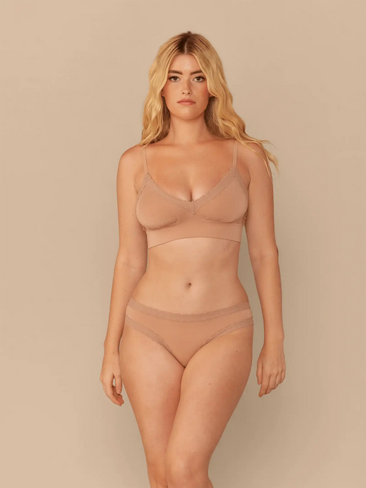 UltraModal™ Lace Tanga | Sand Dune