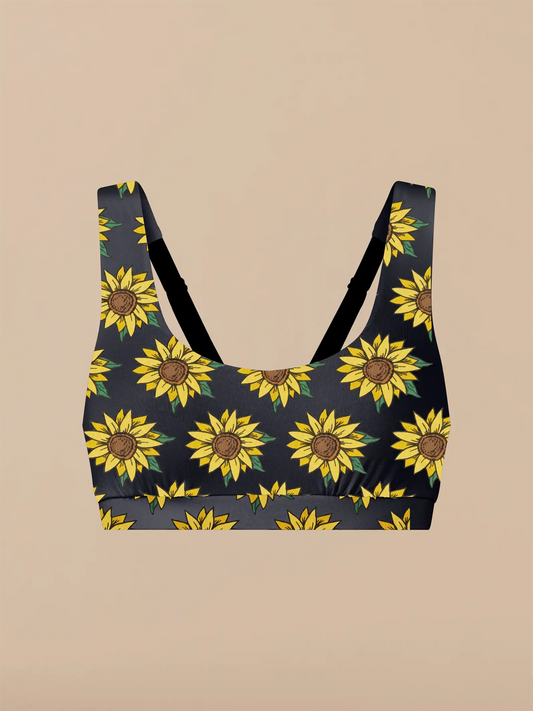UltraModal™ FeelFree Square Neck Bralette | Here Comes The Sunflowers