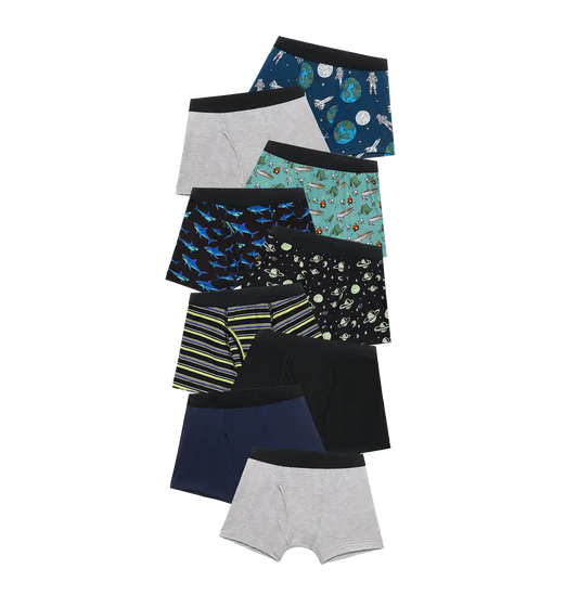 UltraModal™ Core Boys Boxer Brief 9-Pack | Born to Explore Pack