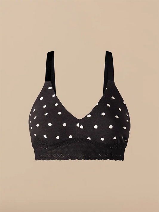 UltraModal™ Lace Longline Bralette | Polka Dots