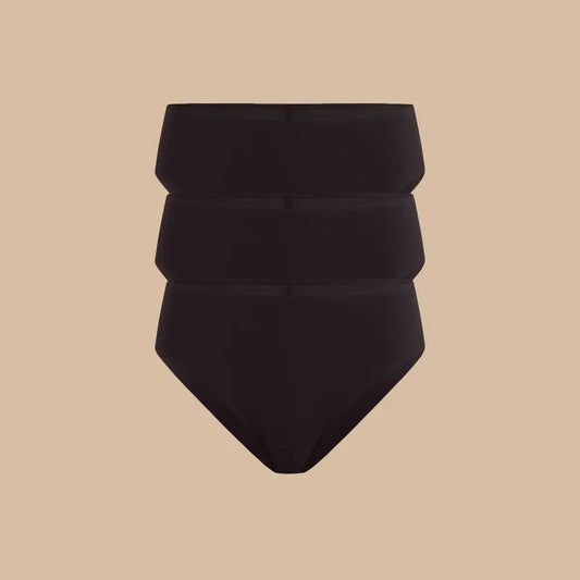 Seamless Tanga 3-Pack | Black