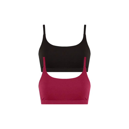 TrueCotton Scoop Bralette 2-Pack | Classic Pack