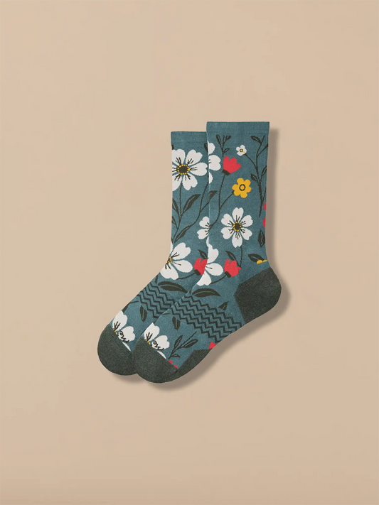Essential Crew Sock | Garden Bloom