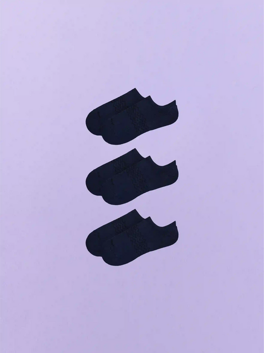 Essential Ankle Sock 3-Pack | Dark Sapphire Pack