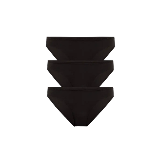 TrueCotton Bikini 3-Pack | Black Pack