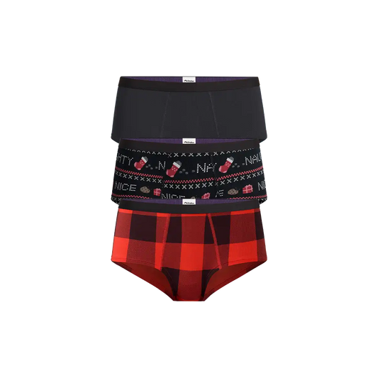 UltraModal™ Core Cheeky Brief 3-Pack | Naughty or Nice Pack