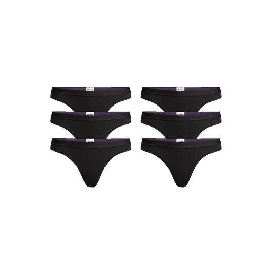 UltraModal™ Core Thong 6-Pack | Black