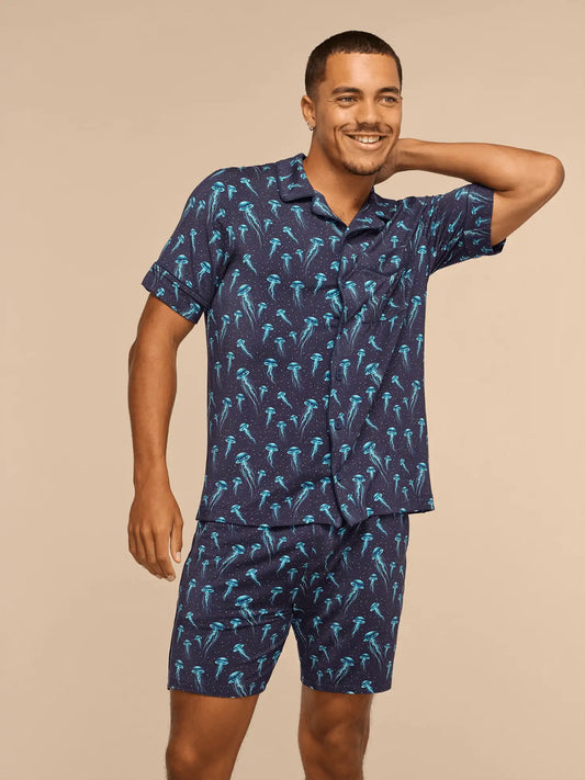 UltraModal™ Short Sleeve PJ Set - Men's | Starry Jellies