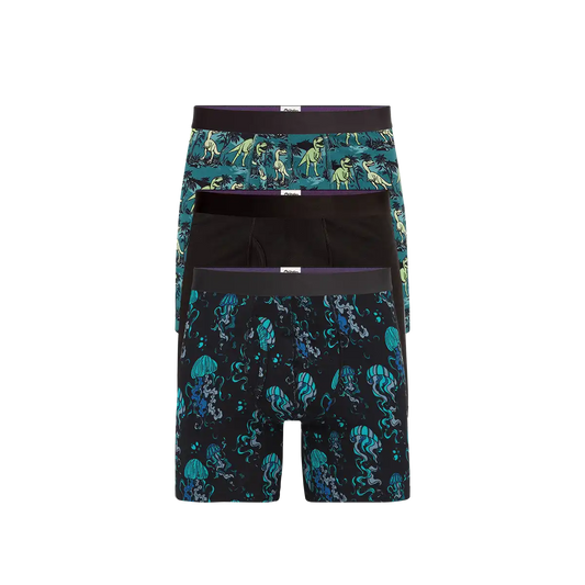 TrueCotton Ball Caddy™ Boxer Brief w/ Fly 3-Pack | In Another World Pack