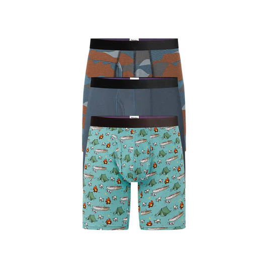 UltraModal™ Core Long Boxer Brief w/ Fly 3-Pack | Campfire Pack