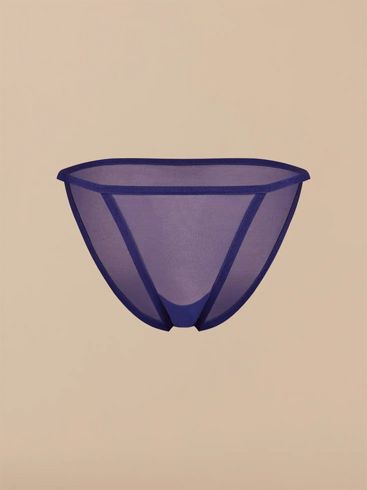 Mesh String Bikini | Deep Blue