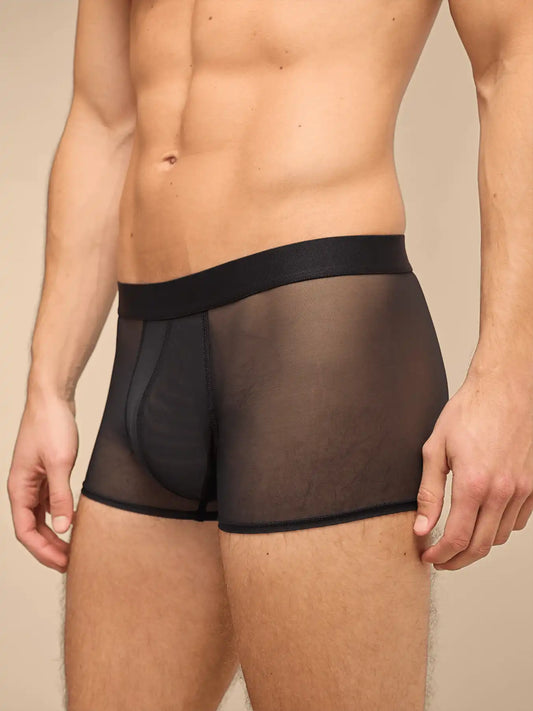 Men's Mesh Trunk | Black