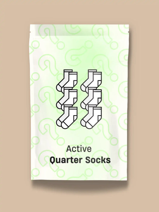 Active Quarter Sock 6-Pack | It's a Mystery!