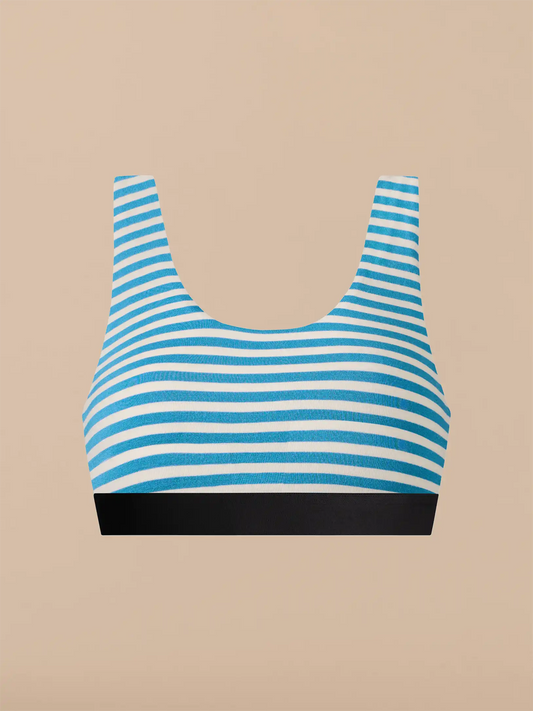 Curvy UltraModal™ Core Scoop Bralette | Amalfi Stripes