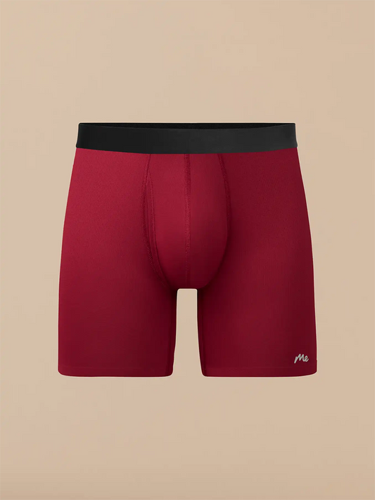 Breathe Ball Caddy™ Boxer Brief w/ Fly | Cabernet