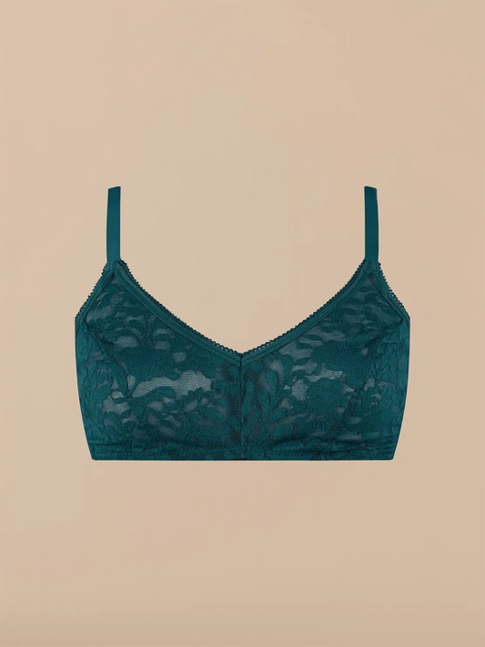 All Over Lace Demi Bralette - New | Sea Moss Floral