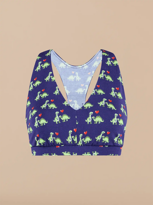 UltraModal™ FeelFree Curvy Racerback Bralette | Jurassic Joy