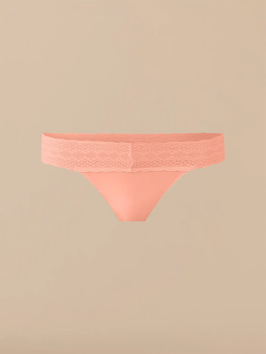 UltraModal™ Lace Low-Rise Thong | Lobster Bisque