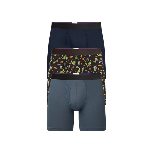 UltraModal™ Core Ball Caddy™ Boxer Brief w/ Fly 3-Pack | Explorasaurus Pack