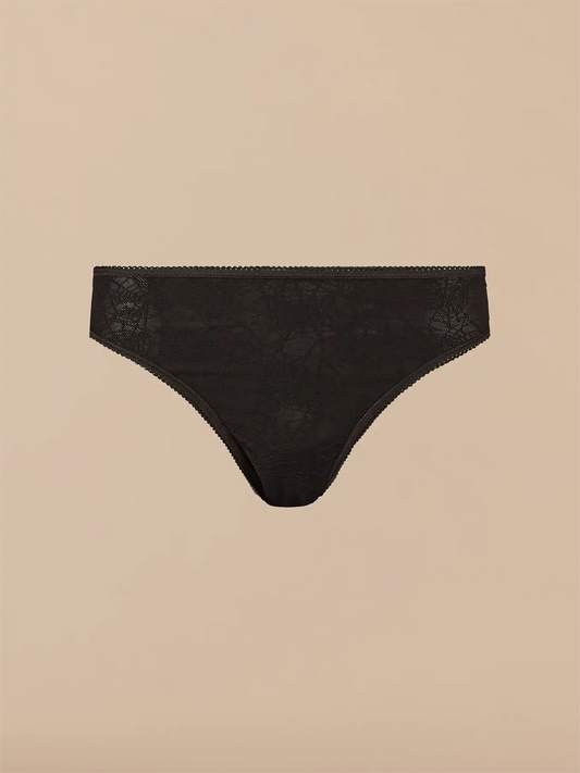 All Over Lace Tanga - New | Midnight Webs