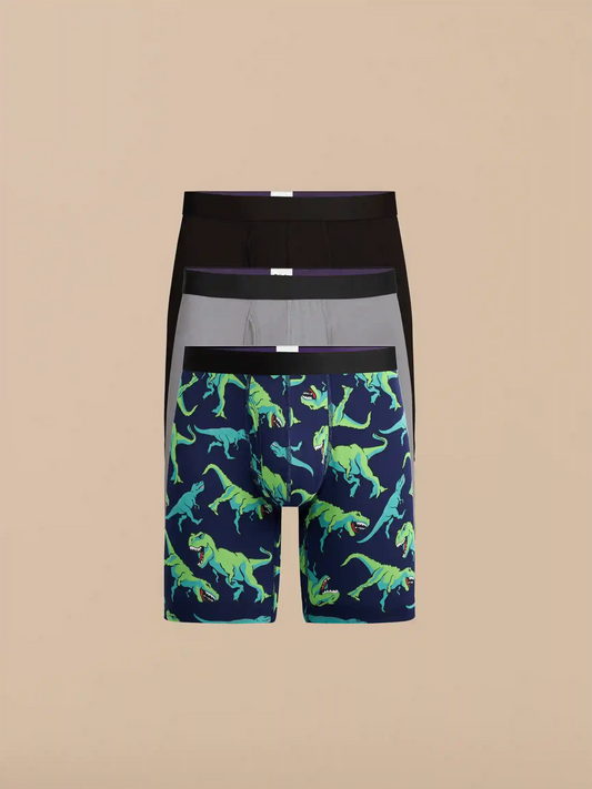 UltraModal™ Core Long Boxer Brief w/ Fly 3-Pack | T-Rexin Pack
