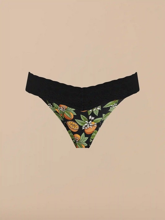 UltraModal™ Lace V-Front Thong | Tangerine Dreams