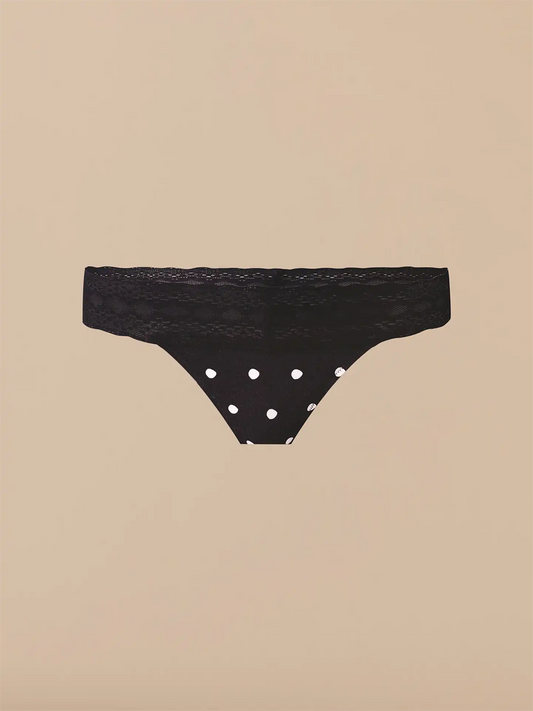 UltraModal™ Lace Low-Rise Thong | Polka Dots