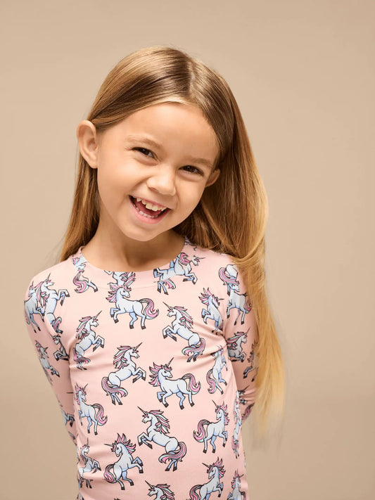 UltraModal™ Long Sleeve PJ Set - Kid's | Sparkle the Unicorn
