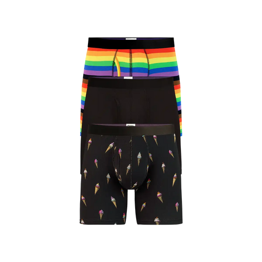 UltraModal™ Core Boxer Brief w/ Fly 3-Pack | Pride Pack