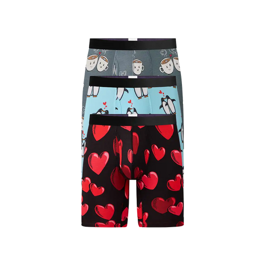 UltraModal™ Core Long Boxer Brief w/ Fly 3-Pack | Valentine Pack