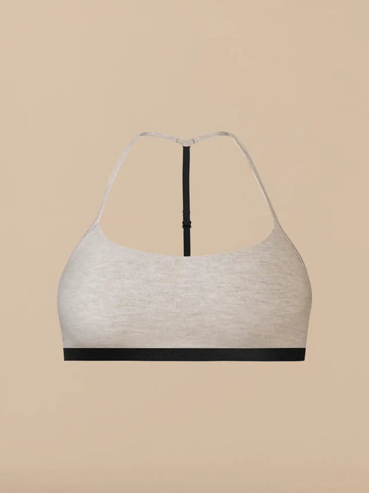 UltraModal™ Core T-Back Bralette | Heather Grey