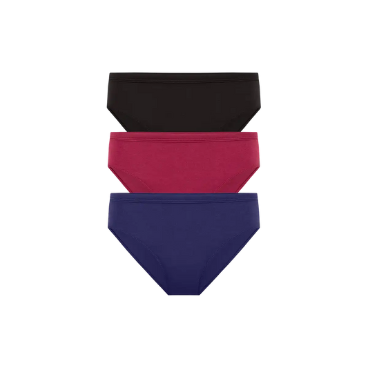 TrueCotton Mid-Rise Bikini 3-Pack | Classic Pack