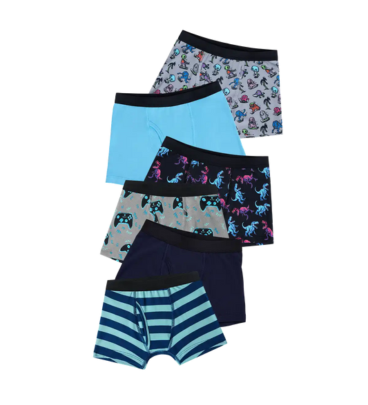 UltraModal™ Core Boys Boxer Brief 6-Pack | Fun and Games Pack