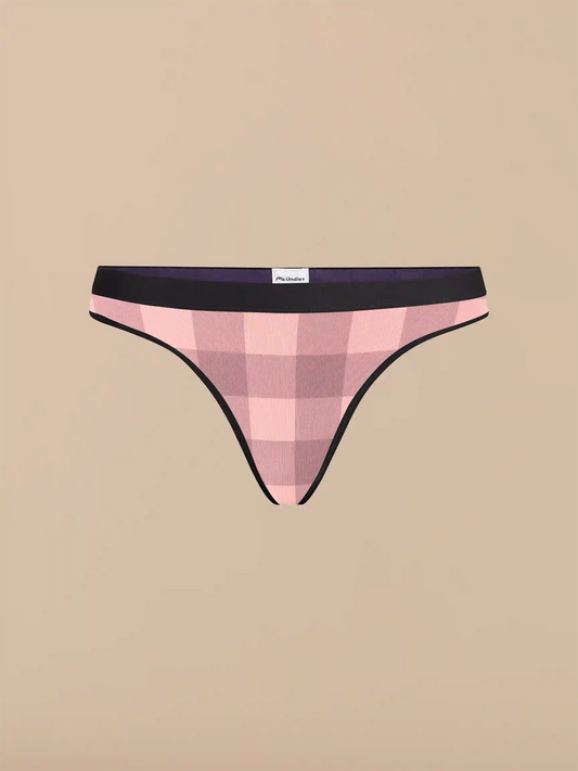 UltraModal™ Core Thong | Blush Plaid