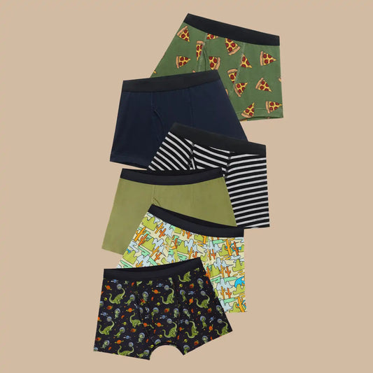 UltraModal™ Core Boys Boxer Brief 6-Pack | Dino Party Pack
