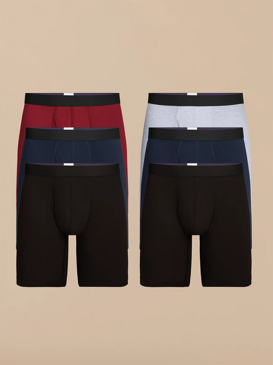 UltraModal™ Core Long Boxer Brief w/ Fly 6-Pack | Classic Pack