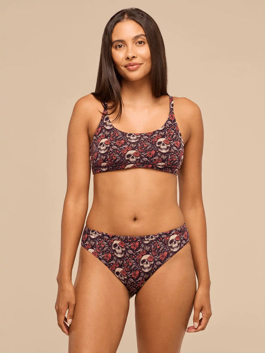 TrueCotton Mid-Rise Bikini | Eternal Bloom
