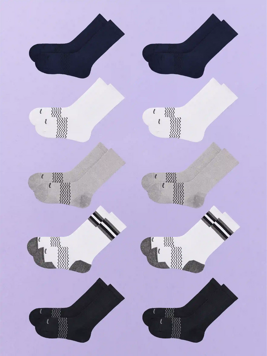 Essential Crew Sock 10-Pack | Mixed Classics Pack
