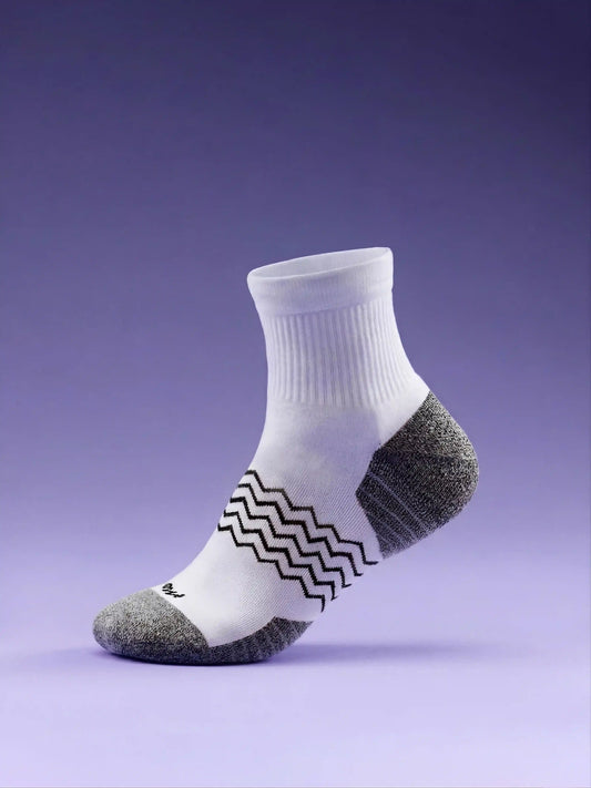 Active Quarter Sock 3-Pack | White Pack
