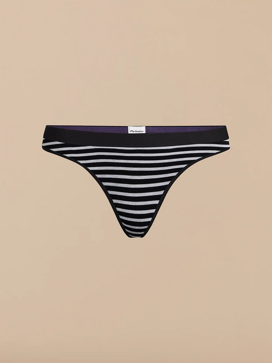 UltraModal™ Core Thong | Heather Grey Stripes