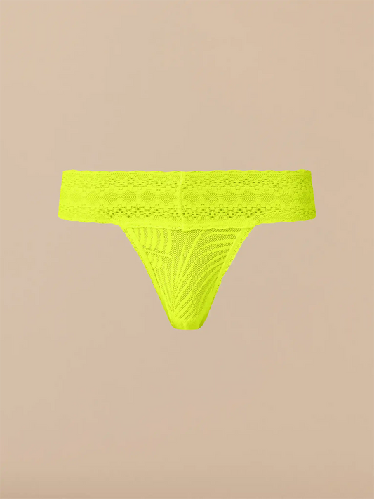 All Over Lace Low-Rise Thong | Lemonade